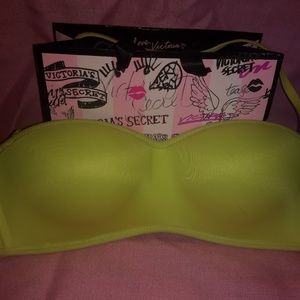 Pink Victoria secret 34B halter bathing suit top